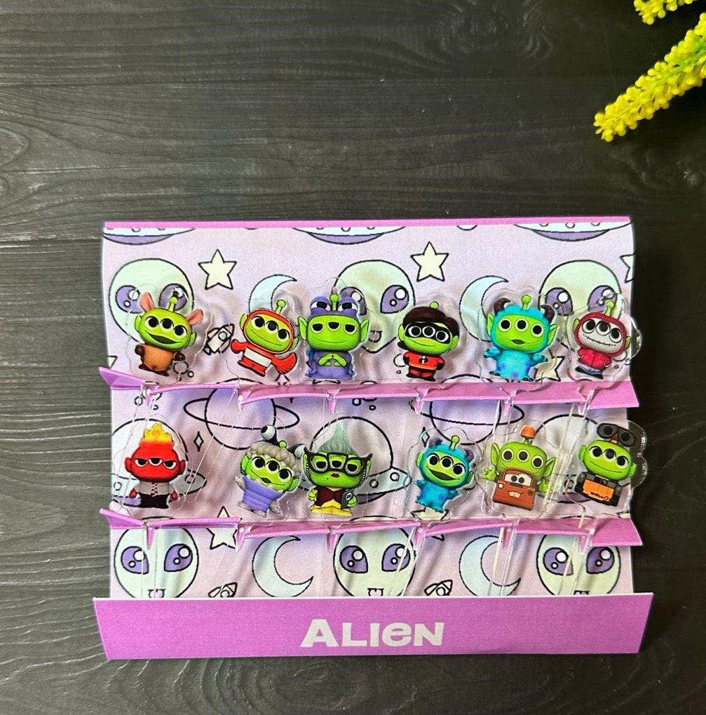 Alien Acrylic Food Picks