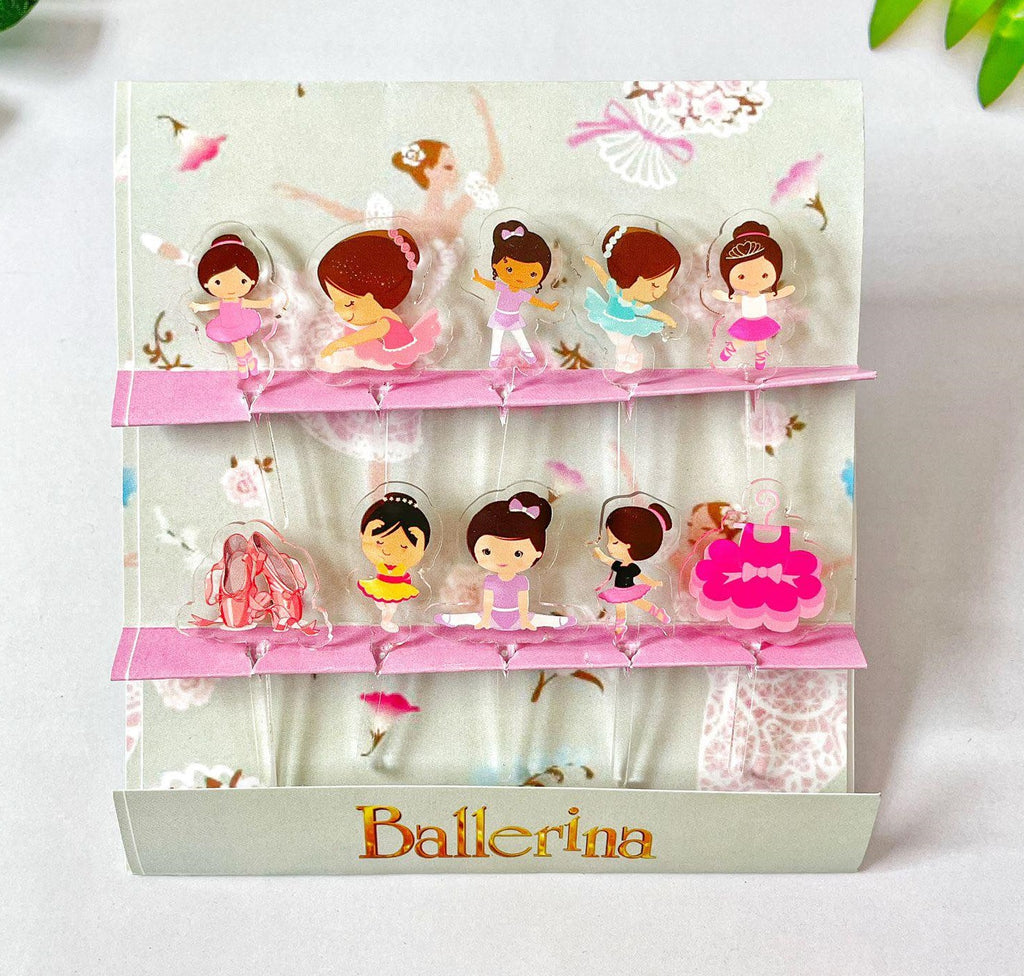 Ballerina Acrylic Food Picks