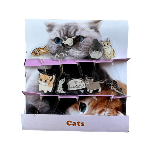 Cats Acrylic Food Picks