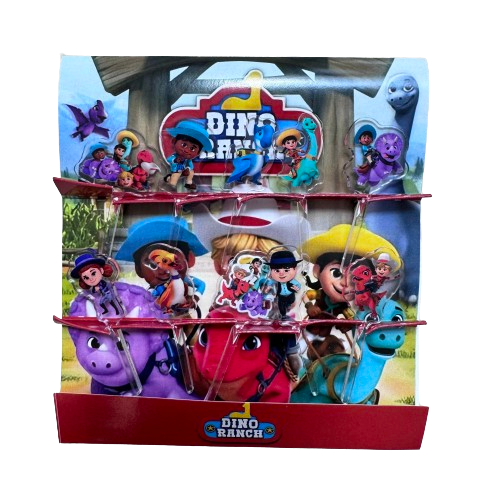 Dino Ranch Acrylic Food Picks