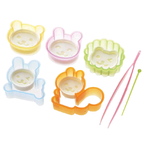 Animal Cuties Food Cutter Set