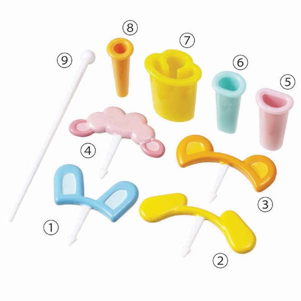 Animal Faces Cutter & Pick Set