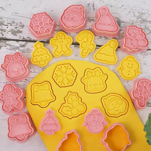 Christmas Cutter & Stamp Set B