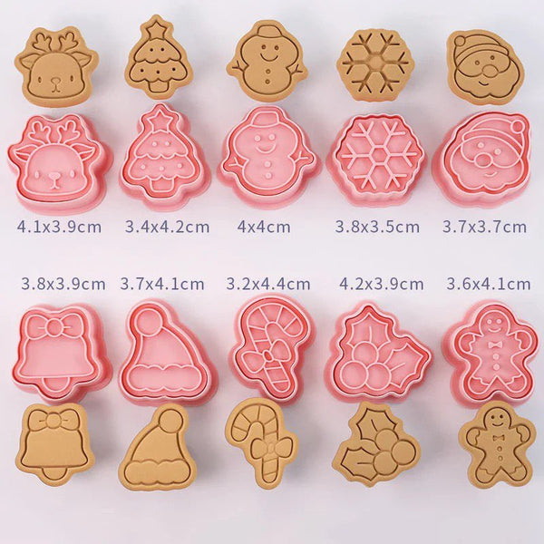 Christmas Cutter & Stamp Set B