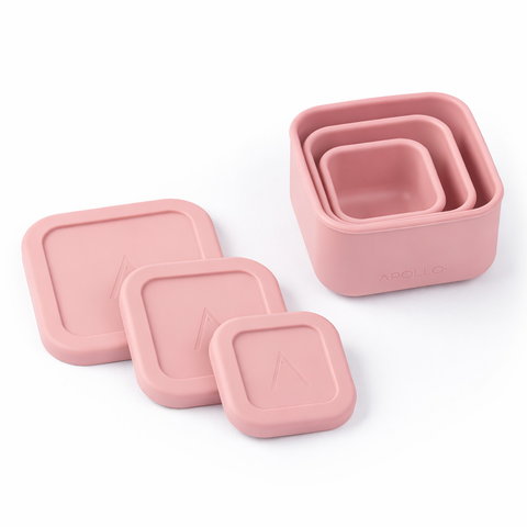 NESTING Square Set of 3 - Pink