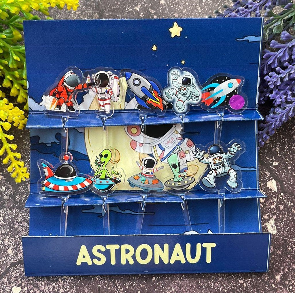 Astronaut Acrylic Food Picks