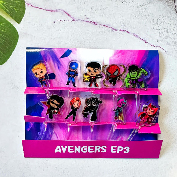 Avengers Marvel Ep3 Acrylic Food Picks