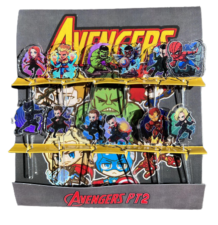 Avengers Marvel Ep2 Acrylic Food Picks