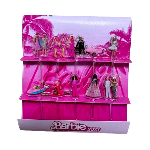 Barbie Land Acrylic Food Picks