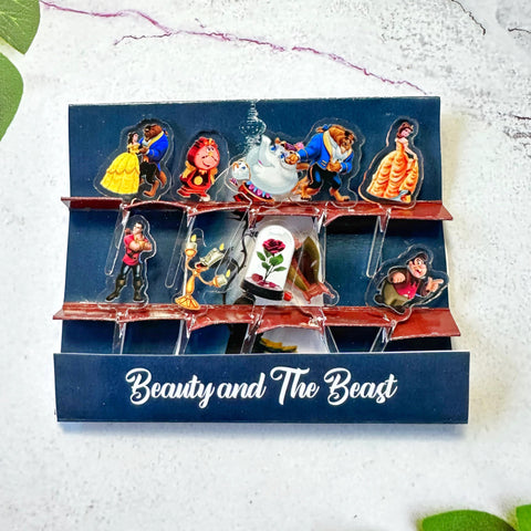 Beauty & The Beast Acrylic Food Picks