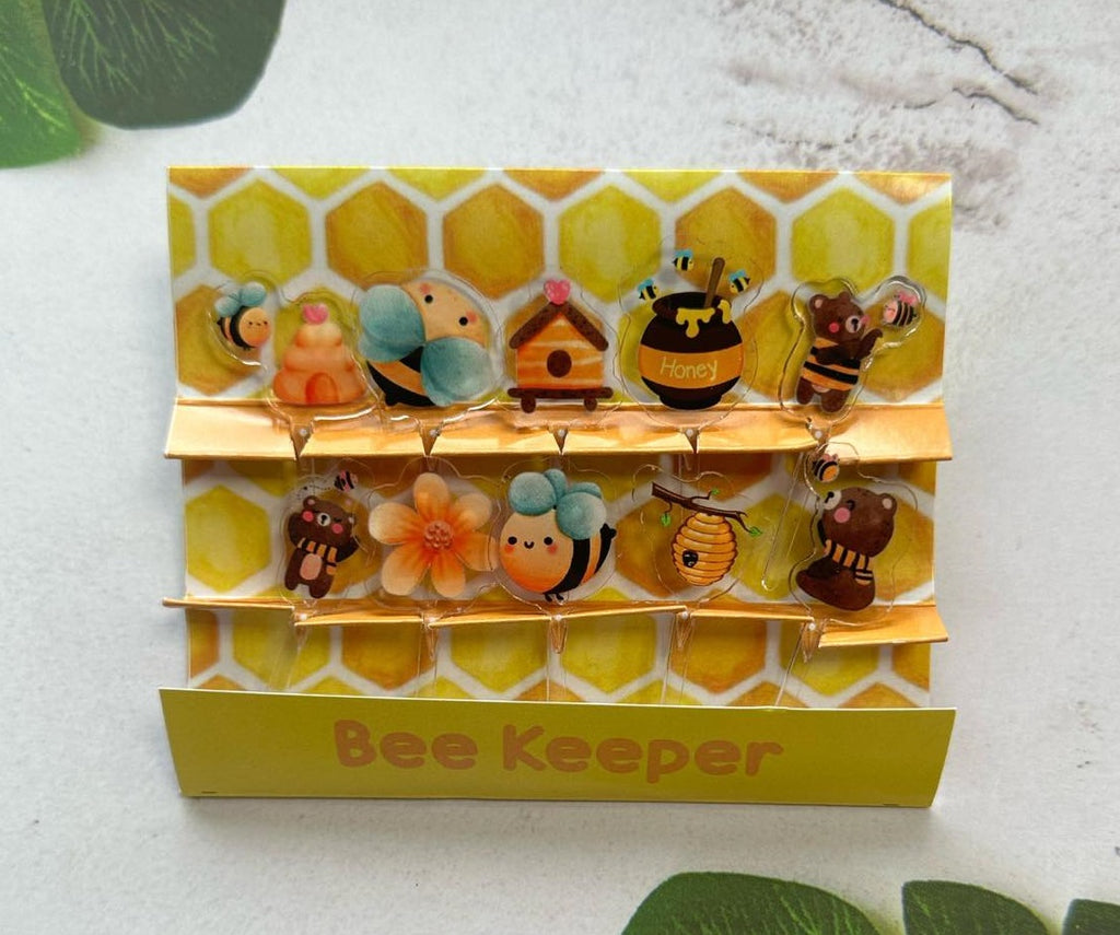 Bee Keeper Acrylic Food Pick