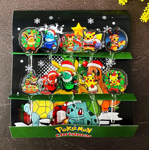 Christmas Pokemon Acrylic Food Pick