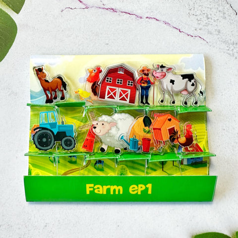 Happy Farm Ep 1 Acrylic Food Picks