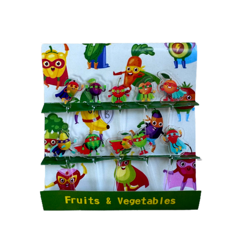 Fruits and Vegetables Acrylic Food Picks