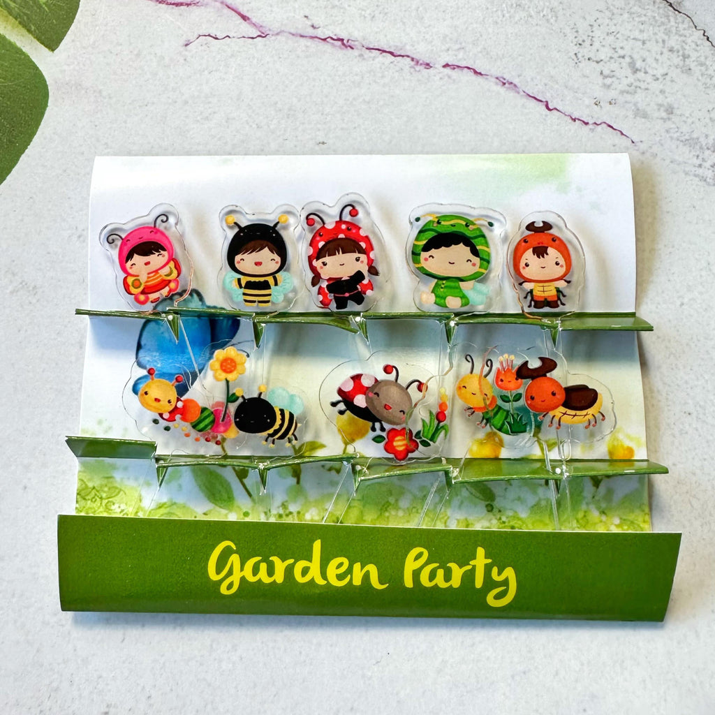 Garden Party Acrylic Food Pick