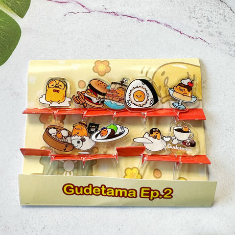 Gudetama Ep2 Acrylic Food Picks