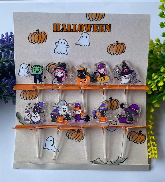 Halloween Ep1 Acrylic Food Picks