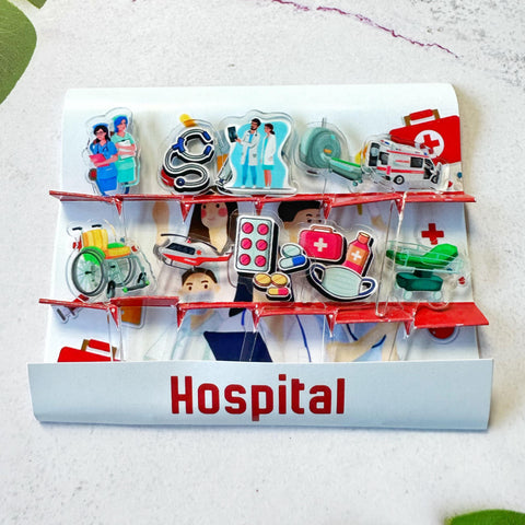 Hospital Acrylic Food Picks
