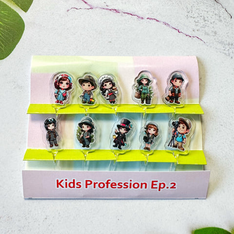 Kids Profession Ep2 Acrylic Food Picks