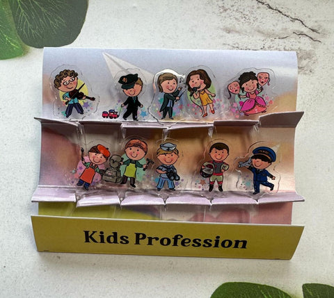 Kids Profession Ep1 Acrylic Food Picks