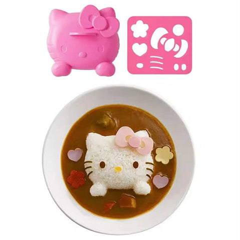 Hello Kitty Rice Mould Set