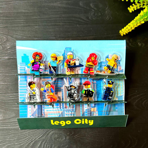 Lego City Adventures Acrylic Food Picks