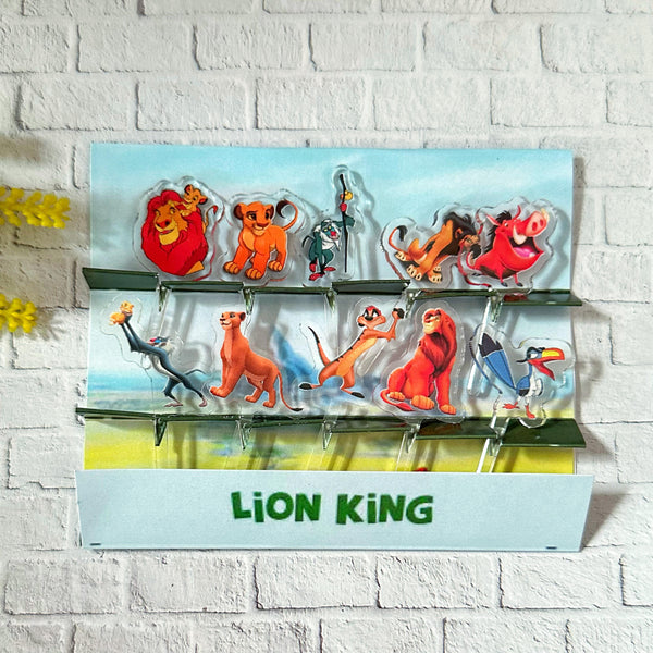 Lion King Acrylic Food Picks