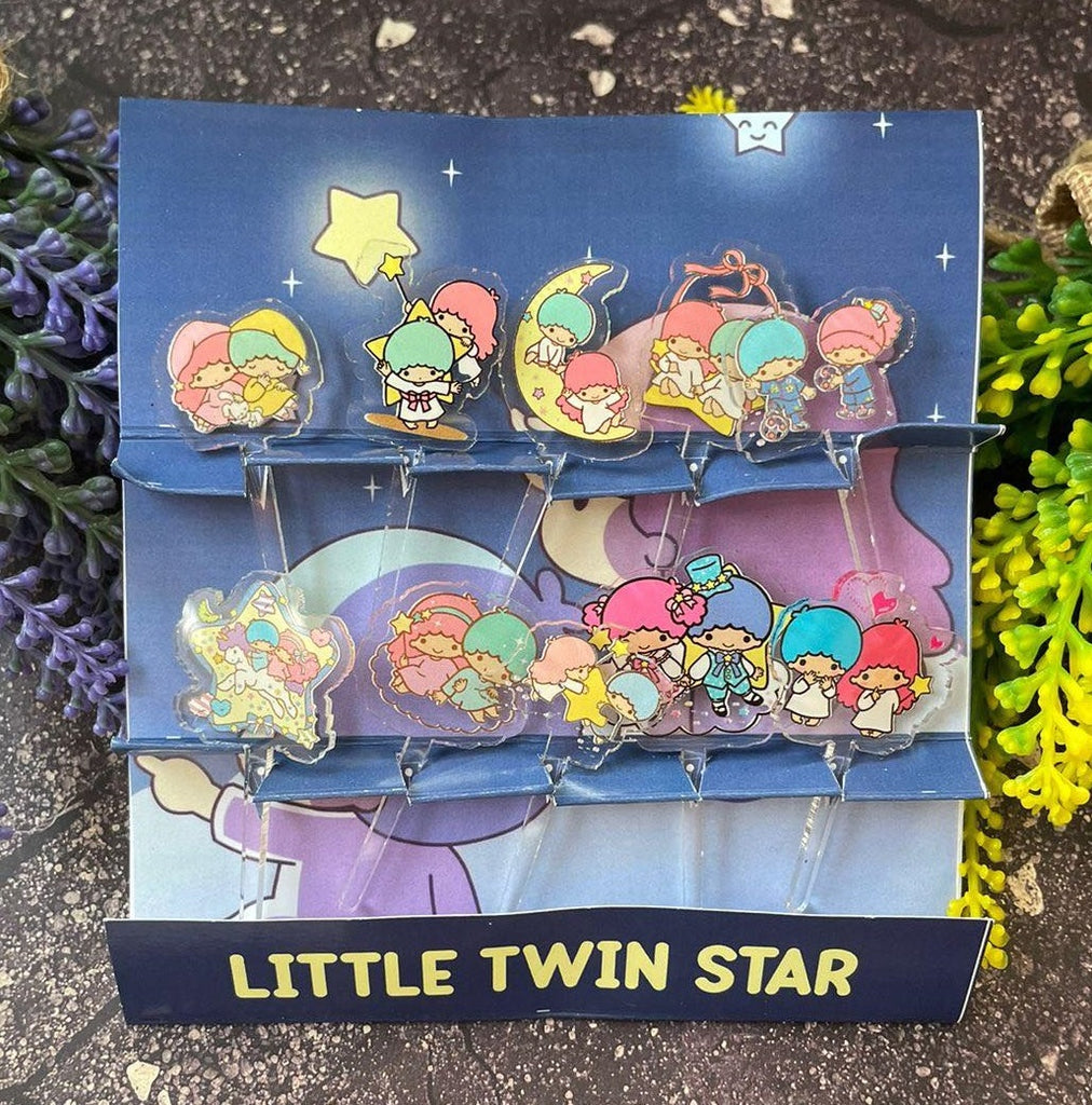 Little Twin Star Acrylic Food Picks