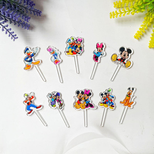 Mickey Mouse & Friends Acrylic Food Picks