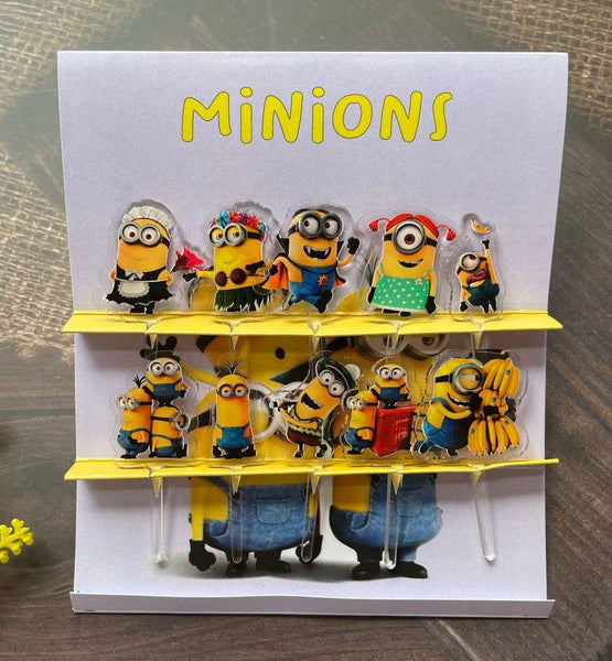 Minions Acrylic Food Picks