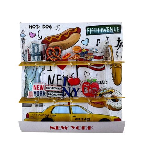 New York Acrylic Food Picks