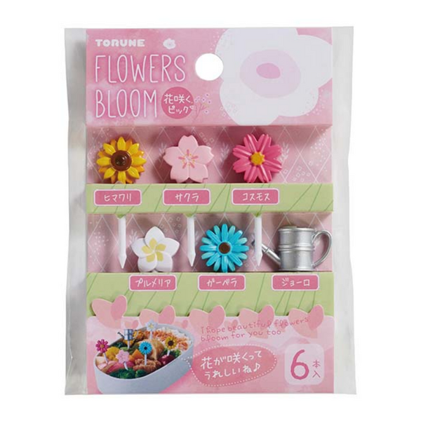 Flower Bloom Food Picks