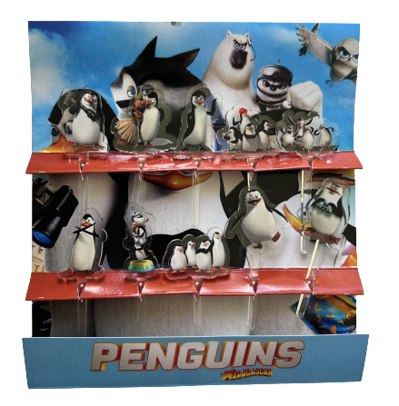 Penguins of Madagascar Acrylic Food Picks