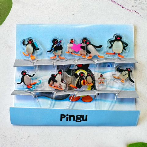 Pingu Acrylic Food Picks