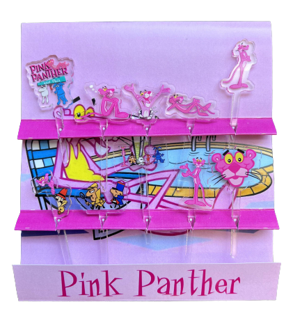 The Pink Panther Acrylic Food Picks