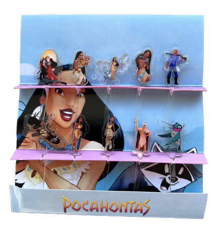 Pocahontas Acrylic Food Picks