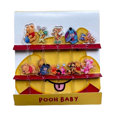 Winnie the Pooh Baby Acrylic Food Picks