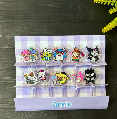 Sanrio Acrylic Food Picks