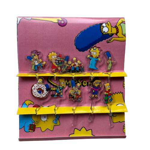 The Simpsons Acrylic Food Picks