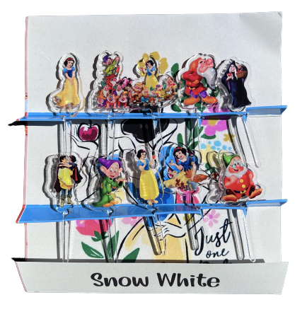Snow White & the Seven Dwarfs Acrylic Food Picks