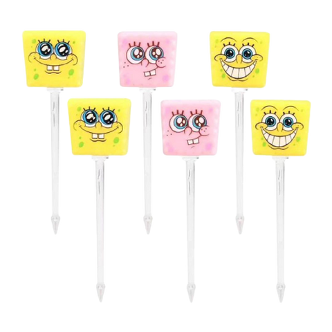 Sponge Bob Food Picks