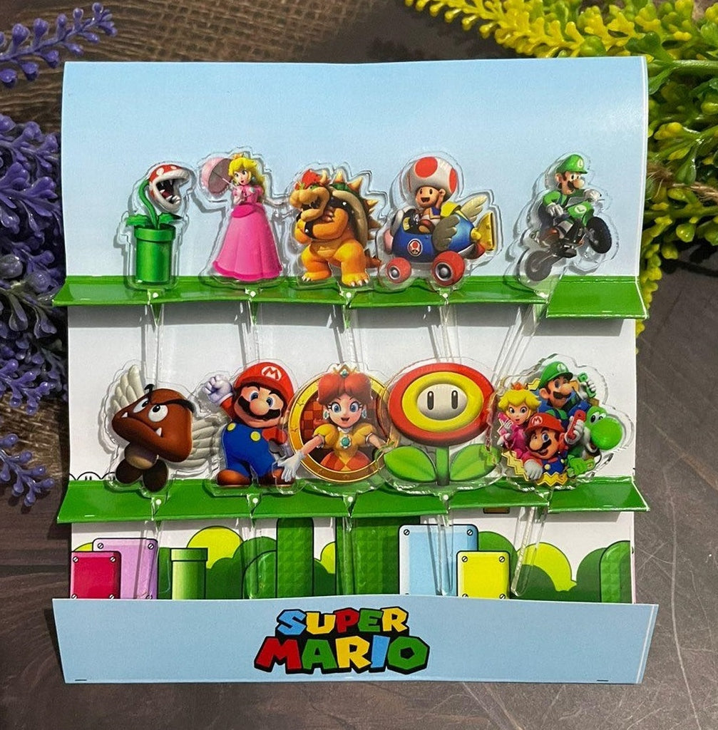 Super Mario Ep1 Acrylic Food Picks