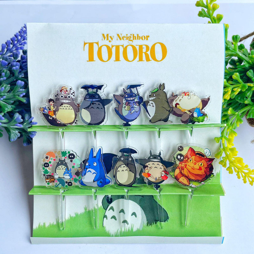 Totoro Acrylic Food Picks