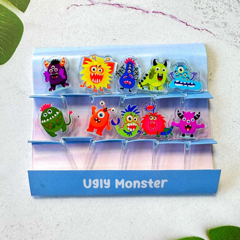 Ugly Monsters Acrylic Food Picks
