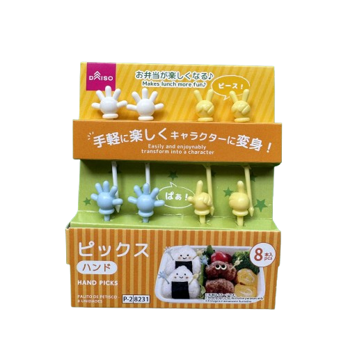 Hand Signs Food Picks - Set B