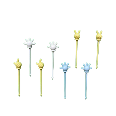 Hand Signs Food Picks - Set B