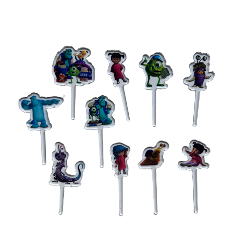 Monsters Inc Acrylic Food Picks