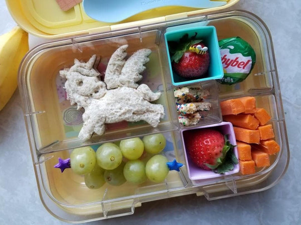 Munchbox Munch box bento bentobox midi5 Yumbox  Yellow Lemonade
