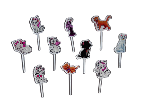 The Aristocats Acrylic Food Picks