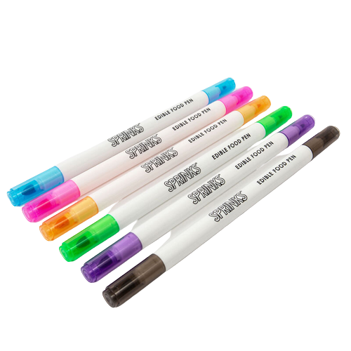 Sprinks Edible Markers - 6 Double Sided Pastel Colours